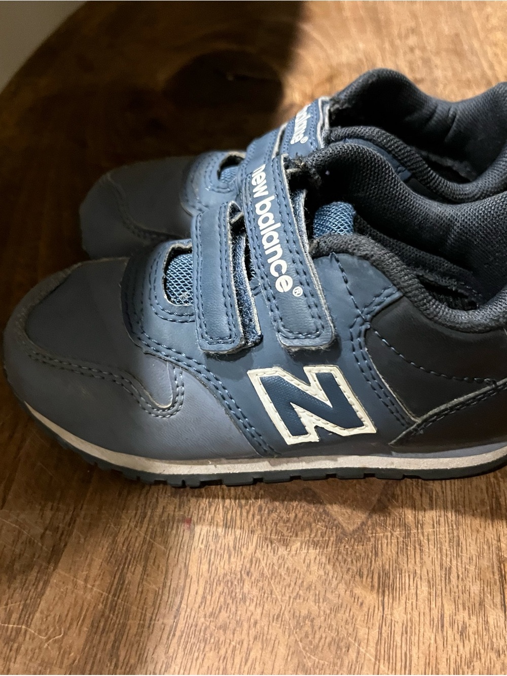 New Balance 500 Kids Blue Velcro Athletic Sneakers 8